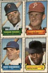 Cesar Tovar Baseball Cards 1969 Topps Stamps Prices