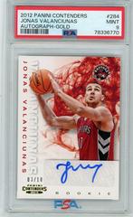Jonas Valanciunas [Autograph Gold] #284 Basketball Cards 2012 Panini Contenders Prices