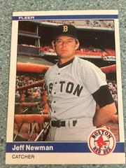 Jeff Newman #404 Baseball Cards 1984 Fleer Prices