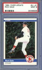 Rich Gale #U-41 Baseball Cards 1984 Fleer Update Prices