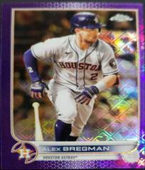 Alex Bregman [Purple] #44 Baseball Cards 2022 Topps Chrome Logofractor Prices