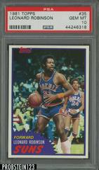 Leonard Robinson #35 Basketball Cards 1981 Topps Prices