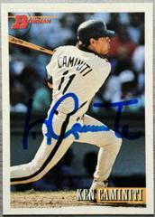 Ken Caminiti #504 Baseball Cards 1993 Bowman Prices