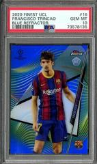 Francisco Trincao [Blue Refractor] #16 Soccer Cards 2020 Topps Finest UEFA Champions League Prices