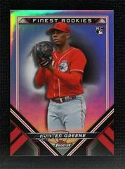 Hunter Greene [Refractor] Baseball Cards 2022 Topps Finest Rookies Design Variation Prices