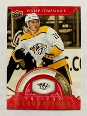 Philip Tomasino [Red] #TG-10C Hockey Cards 2022 Upper Deck Trilogy Generations Prices