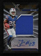 James Cook #RXE-JC Football Cards 2022 Panini XR Rookie Xcellence Autograph Swatches Prices