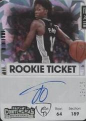 Joshua Primo [Variation Autograph Cracked Ice] #112 Basketball Cards 2021 Panini Contenders Prices