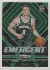 Donte DiVincenzo [Green Prizm] #17 Basketball Cards 2018 Panini Prizm Emergent Prices