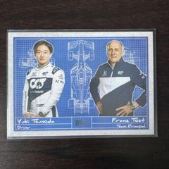 Franz Tost, Yuki Tsunoda #D-6 Racing Cards 2021 Topps Formula 1 Debrief Prices