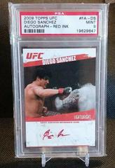 Diego Sanchez [Red Ink] #FA-DS Ufc Cards 2009 Topps UFC Round 2 Autographs Prices
