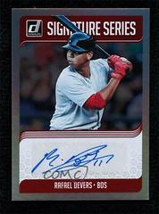 Rafael Devers #SS-RD Baseball Cards 2018 Panini Donruss Signature Series Prices
