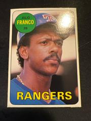 Julio Franco Baseball Cards 1990 Baseball Cards Magazine Repli Cards Prices
