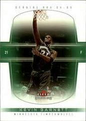 Kevin Garnett #82 Basketball Cards 2004 Fleer Genuine Prices