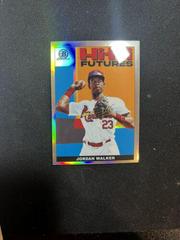 Jordan Walker [Orange Refractor] #HIFI-15 Baseball Cards 2022 Bowman Hi Fi Futures Prices