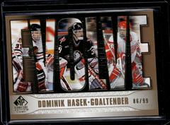 Dominik Hasek [Gold] Hockey Cards 2020 SP Signature Edition Legends Evolve Prices
