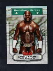 Apollo Crews Wrestling Cards 2019 Topps WWE RAW Hometown Heroes Prices