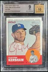 Clayton Kershaw [Red Ink] Baseball Cards 2012 Topps Heritage Real One Autographs Prices