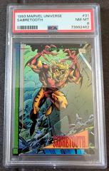 Sabretooth Marvel 1993 Universe Prices