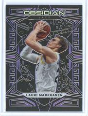 Lauri Markkanen [Purple] #130 Basketball Cards 2022 Panini Obsidian Prices