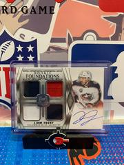 Liam Foudy [Autograph] #F-LF Hockey Cards 2020 Upper Deck The Cup Foundations Quad Jersey Prices