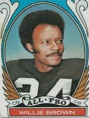 Willie Brown [All Pro] Football Cards 1972 Topps Prices