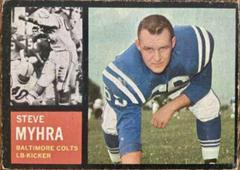 Steve Myhra Football Cards 1962 Topps Prices