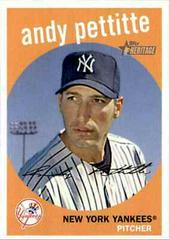 Andy Pettitte #60 Baseball Cards 2008 Topps Heritage Prices
