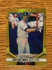Don Mattingly [Gold Prizm] #163 Baseball Cards 2014 Panini Prizm Prices