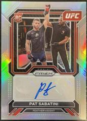 Pat Sabatini [Green] #SA-PSB Ufc Cards 2023 Panini Prizm UFC Superstar Autographs Prices