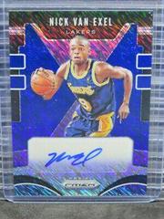 Nick Van Exel [Blue Shimmer] Basketball Cards 2019 Panini Prizm Signatures Prices