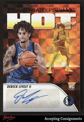 Dereck Lively II [Red] Basketball Cards 2023 Panini Hoops Hot Signature Rookies Prices
