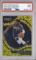 Anthony Edwards [Gold Disco Prizm] Basketball Cards 2020 Panini Select Prices