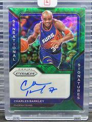 Charles Barkley [Choice Green Prizm] Basketball Cards 2020 Panini Prizm Sensational Signatures Prices