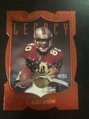 Jerry Rice [Fractal Matrix Die Cut] Football Cards 1997 Leaf Prices