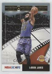 LeBron James [Winter] #20 Basketball Cards 2019 Panini Hoops Lights Camera Action Prices