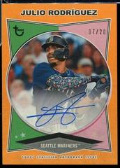Julio Rodriguez [Orange] #AC-JROD Baseball Cards 2023 Topps Brooklyn Collection Autographs Prices
