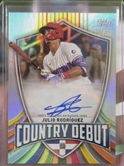 Julio Rodriguez Baseball Cards 2023 Topps World Classic Country Debut Autographs Prices