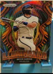 Bryce Harper [Tiger Stripes Prizm] #IL-15 Baseball Cards 2022 Panini Prizm Illumination Prices