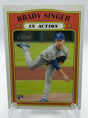 Brady Singer #130 Baseball Cards 2021 Topps Heritage Prices