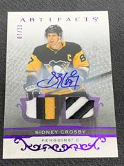 Sidney Crosby [Material Autograph Purple] #116 Hockey Cards 2021 Upper Deck Artifacts Prices