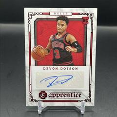 Devon Dotson [Red] Basketball Cards 2020 Panini Chronicles Apprentice Signatures Prices