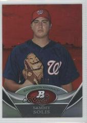 Sammy Solis [Red Refractor] Baseball Cards 2011 Bowman Platinum Prospects Prices