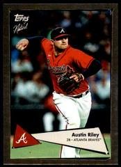 Austin Riley [Silver Puzzle Back] #24 Baseball Cards 2022 Topps X Naturel 1952 Prices