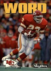 Barry Word #103 Football Cards 1992 Skybox Impact Prices
