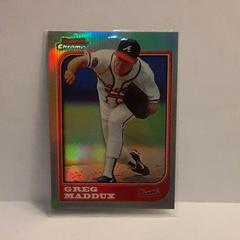 Greg Maddux [Refractor] #79 Baseball Cards 1997 Bowman Chrome Prices