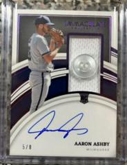 Aaron Ashby [Patch Autograph Button] #106 Baseball Cards 2022 Panini Immaculate Prices