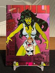 She-Hulk [Pink] #177 Marvel 2022 Metal Universe Spider-Man Prices
