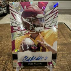 Caleb Williams [Crystal Pink] #PA-CW1 Football Cards 2022 Leaf Valiant Autographs Portrait Prices