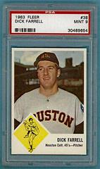 Dick Farrell #38 Baseball Cards 1963 Fleer Prices